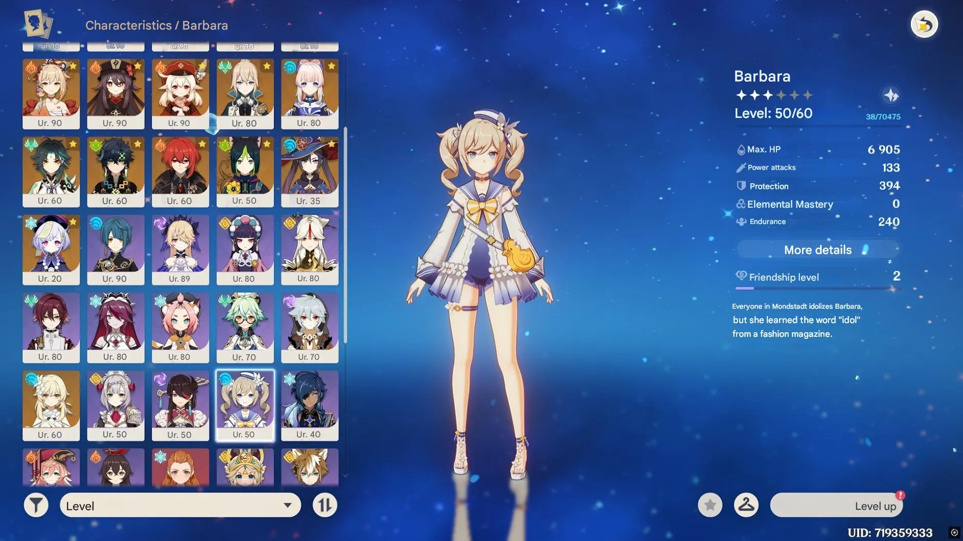 GI1113 High AR 58 Account with Neuvillette, Raiden, Kazuha C1, Nahida, Zhongli, Ganyu, Hu Tao, Yoimiya, Ayato, Klee, Kokomi 